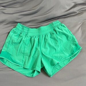 Green Women's Athletic Shorts